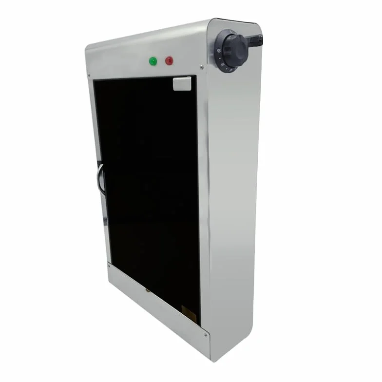 Armadio disinfettante UV - Sterilizzatore professionale per coltelli - Da 10 a 12 coltelli - Disinfezione al 99% - Supporto magnetico - Acciaio inossidabile