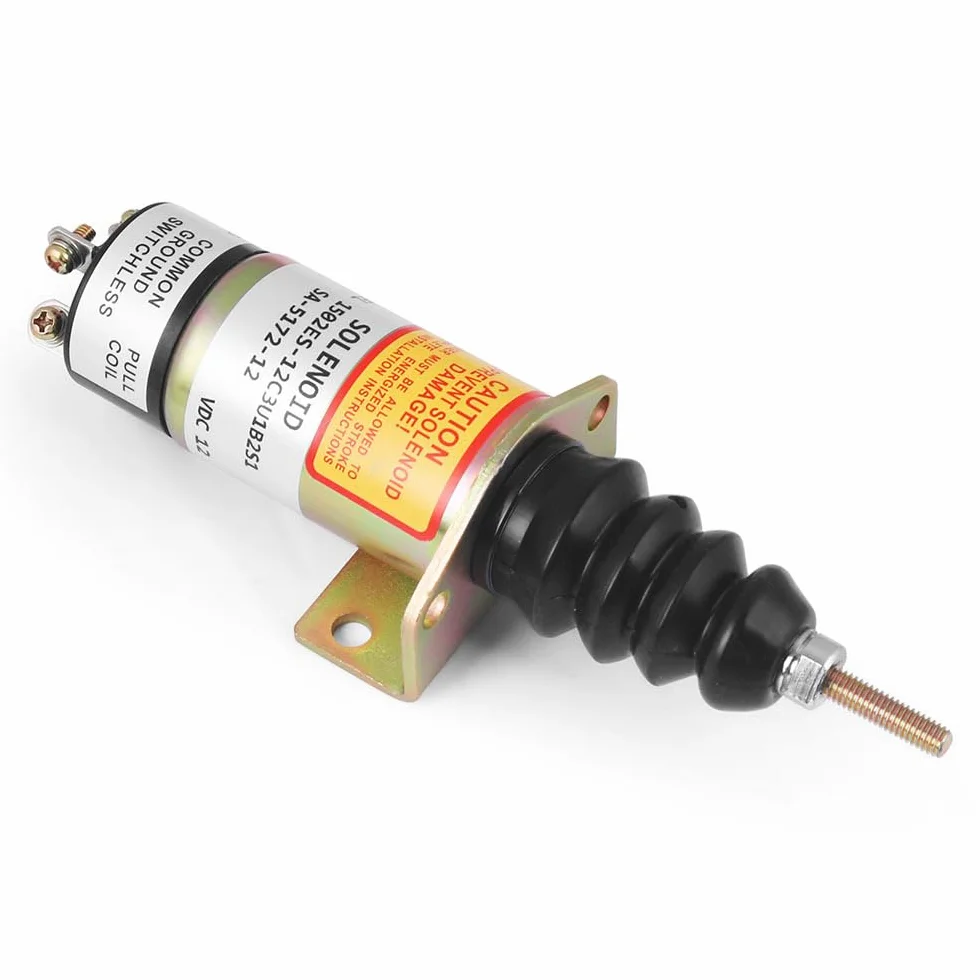 12V spegnimento solenoide motore diesel arresto solenoide con 3 terminali SA-5172-12 1502ES-12C3U1B2S1 per Woodward