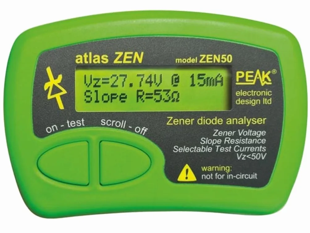 velleman Atlas Zen - ANALIZZATORE DIODI ZENER (0-50 V)
