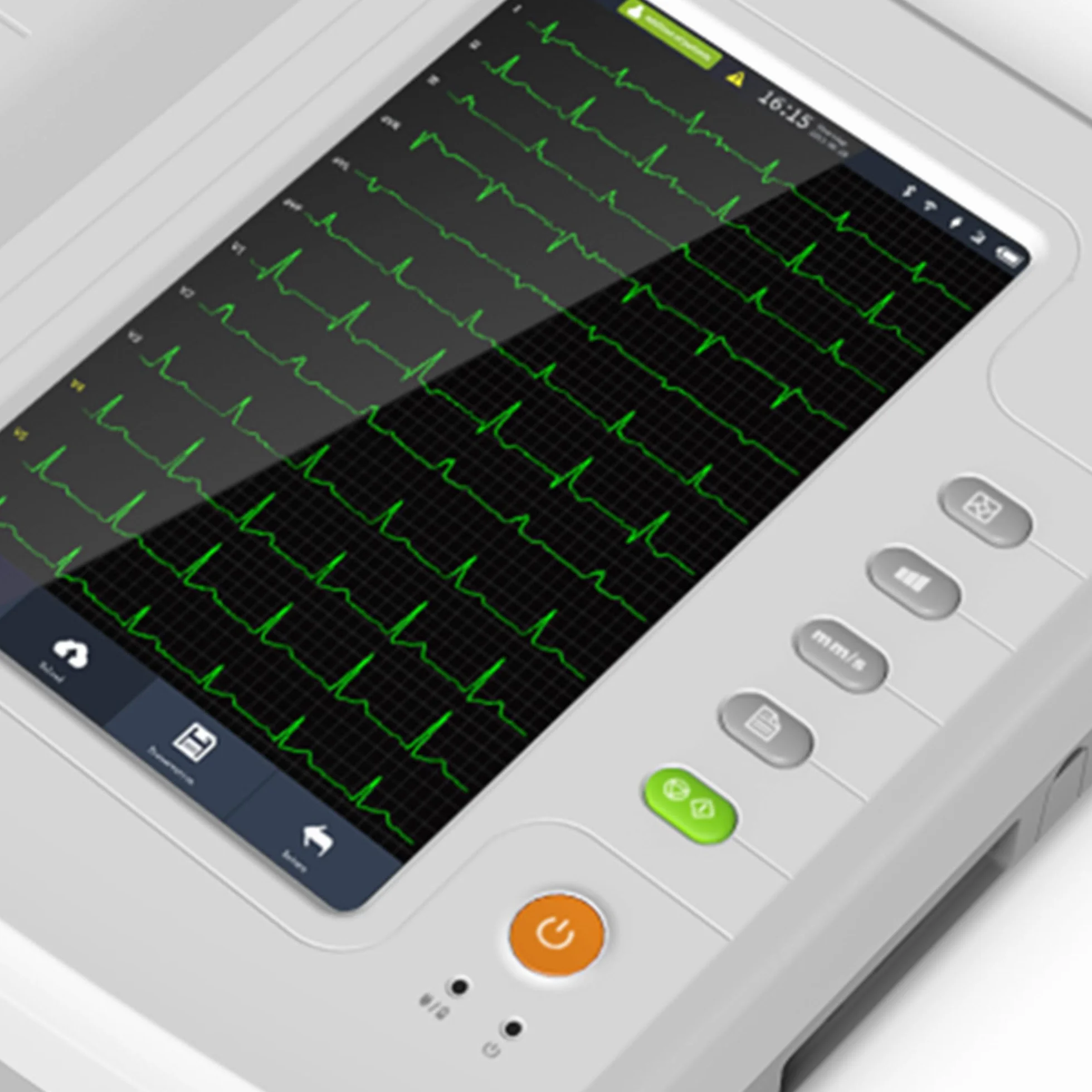 GIMA 33219 1212G 12 Canali ECG Contec con Display, 34 cm x 32 cm x 8.6 cm