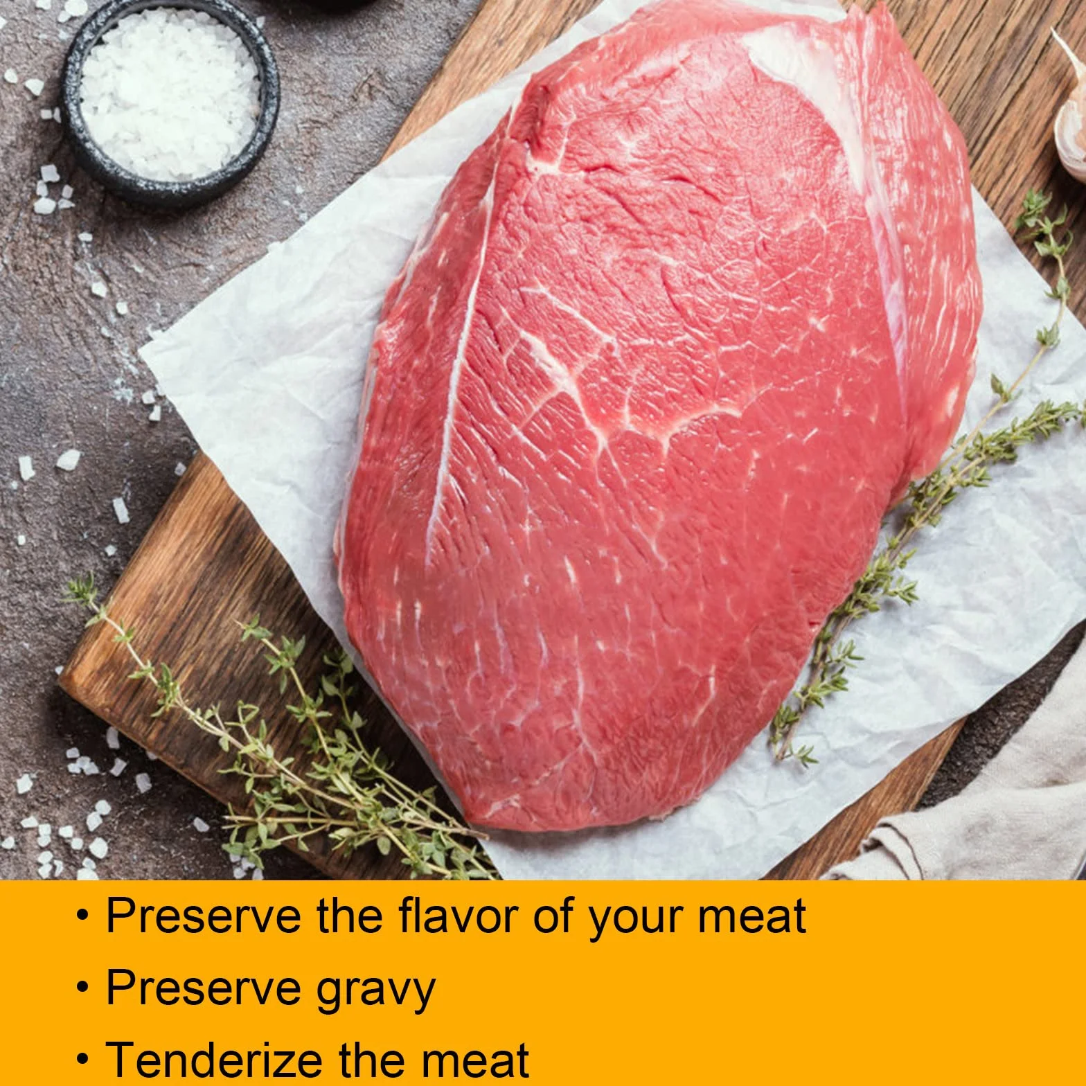120 Fogli di Carta da Macellaio Bianca, Pretagliata, 30,5 x 30,5 cm, Usa e Getta per Avvolgere Carne