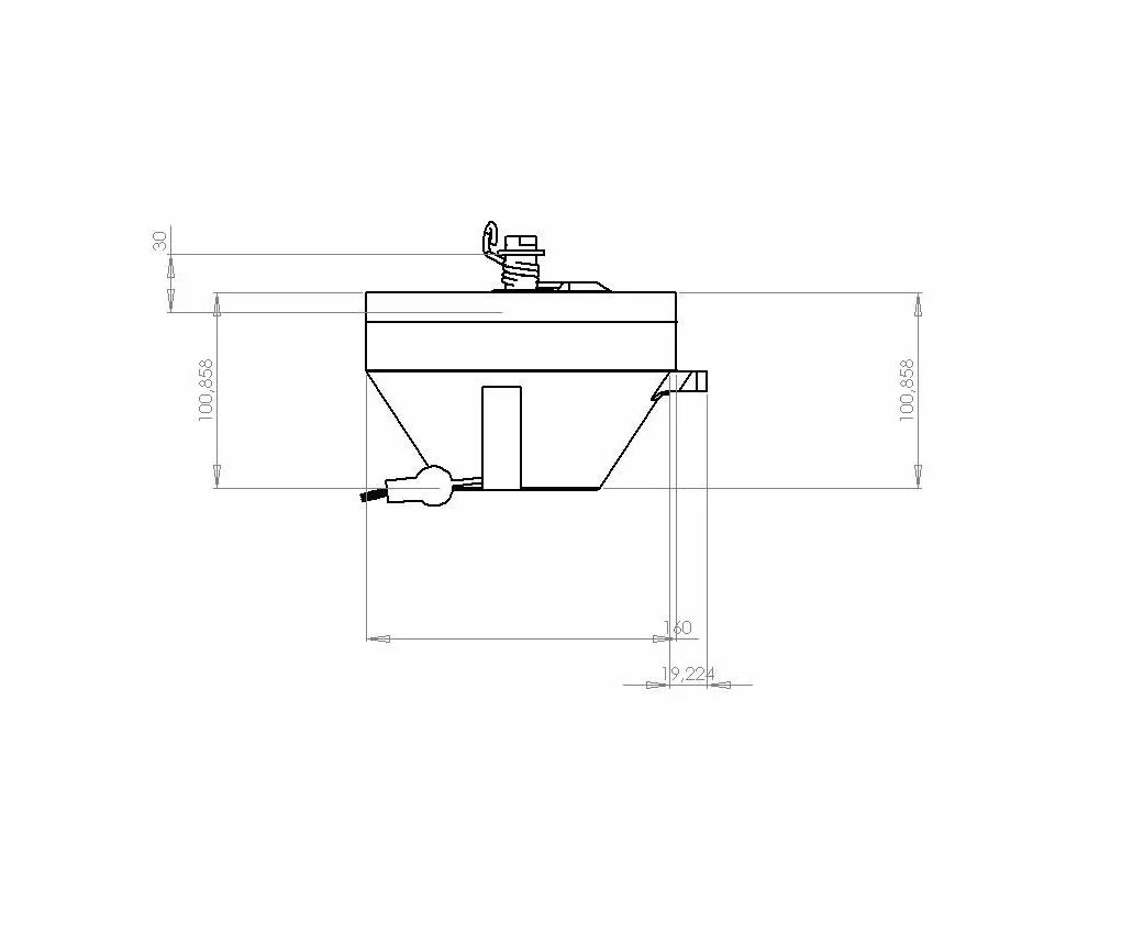 Bilanciatore BS4NY portata 13,0/19,0 kg cavo 2,10 mt nylon