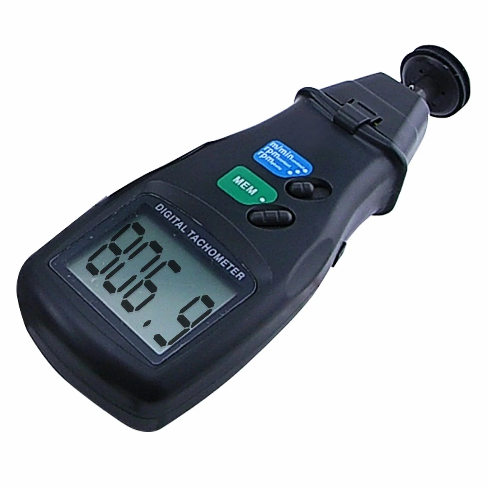 Contagiri per foto digitali portatile Tachimetro Digitale Laser Professionale，senza contatto & Contatto RPM Tester
