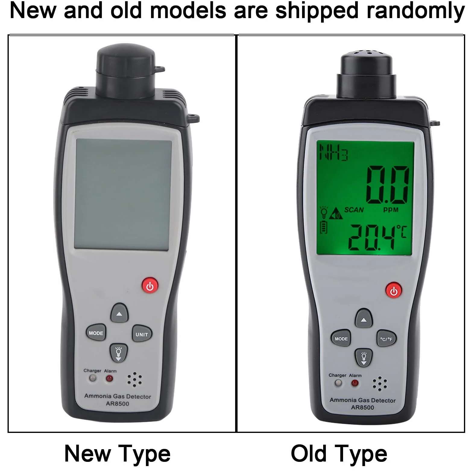SMART SENSOR AR8500 Monitor Rilevatore di Gas di Ammoniaca con Display LCD per Metallurgia Batteria Al Litio Ricaricabile 0-100PPM 3,7V