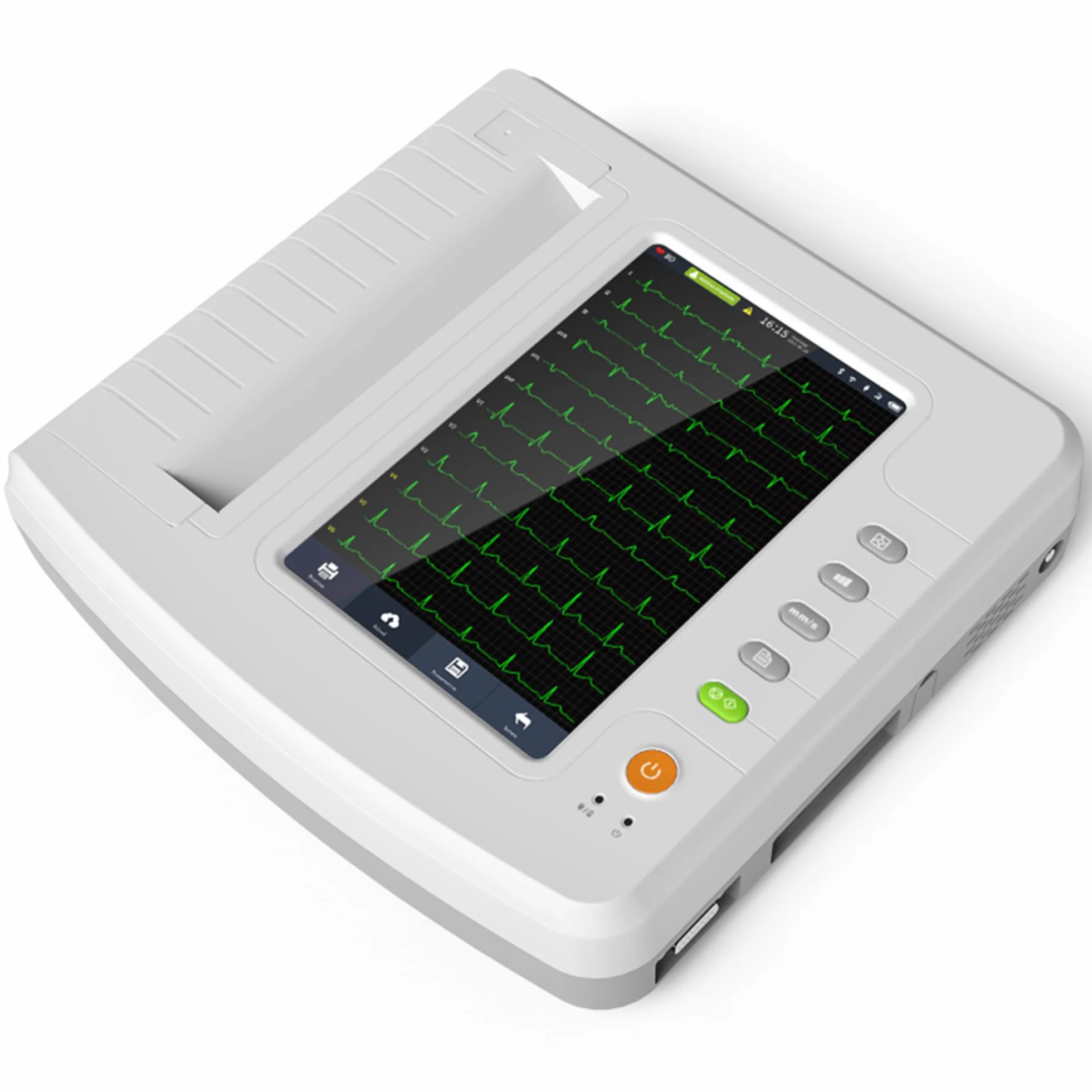 GIMA 33219 1212G 12 Canali ECG Contec con Display, 34 cm x 32 cm x 8.6 cm