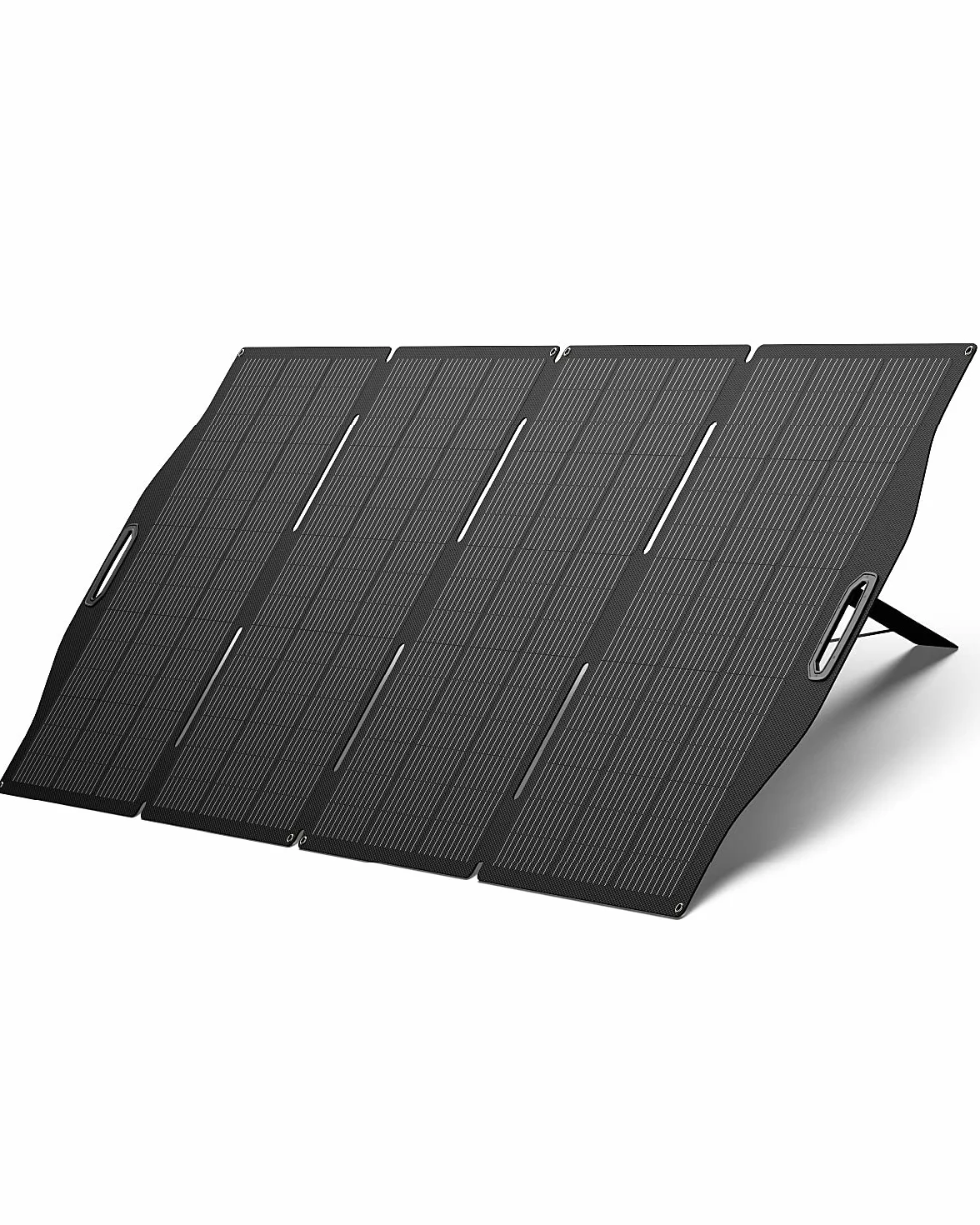 BigBlue 400W Pannello Solare Pieghevole ETFE 51,3V/7,8A Caricabatterie Solare Portatile IP68 con Supporto per Generatore Portatile (CELLPOWA 2500 ECC.) Giardino, Balcone, Campeggio