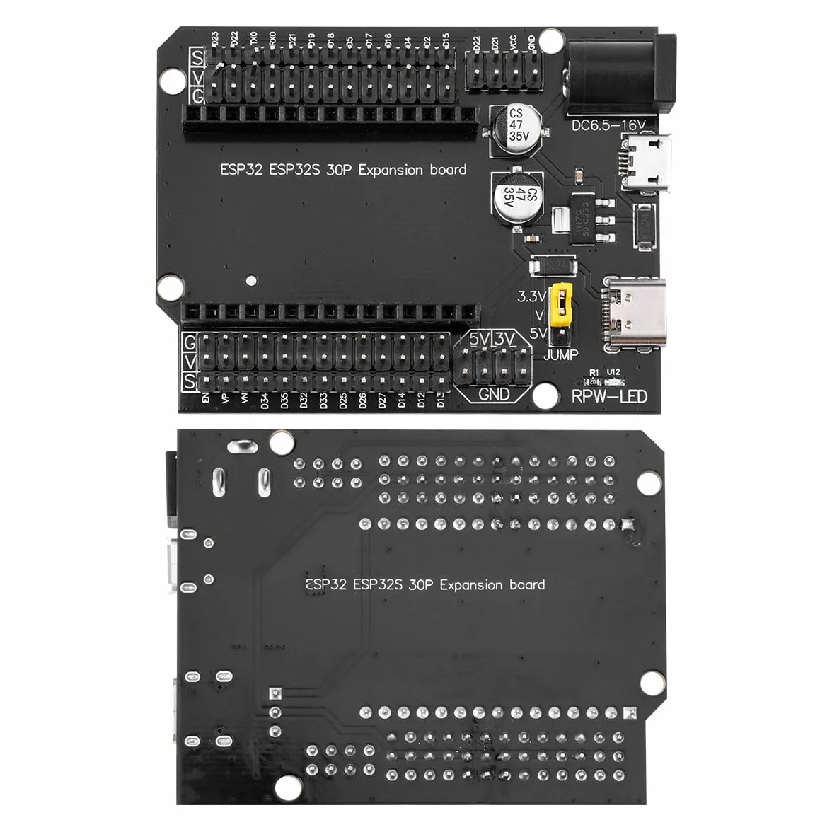 2 set per ESP32S e adattatore terminale NodeMcu per ESP32 Scheda di sviluppo WiFi Bluetooth WLAN Chip CH340
