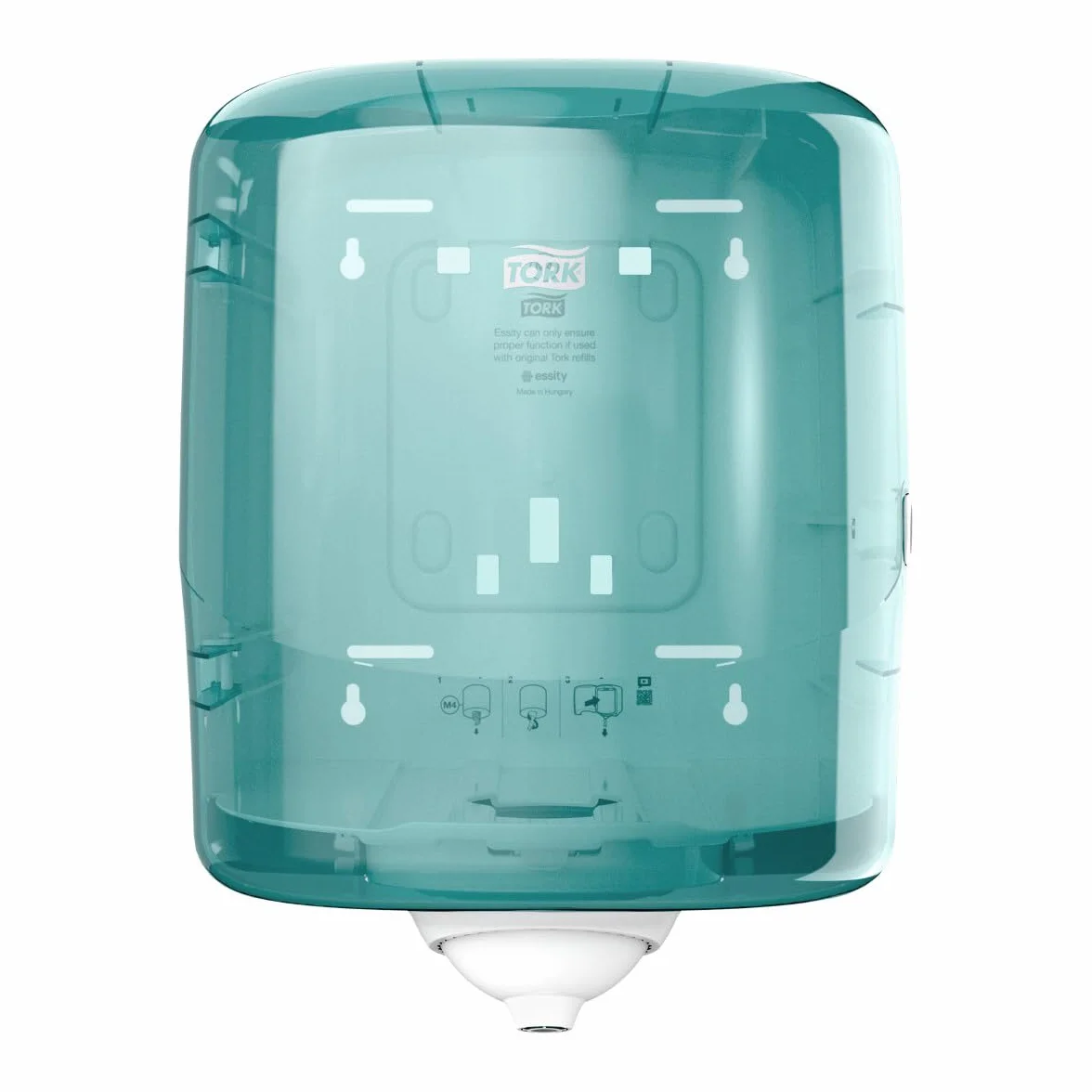 Tork Reflex Unico Foglio Dispenser Estrazione Interna Bianco/Turchese