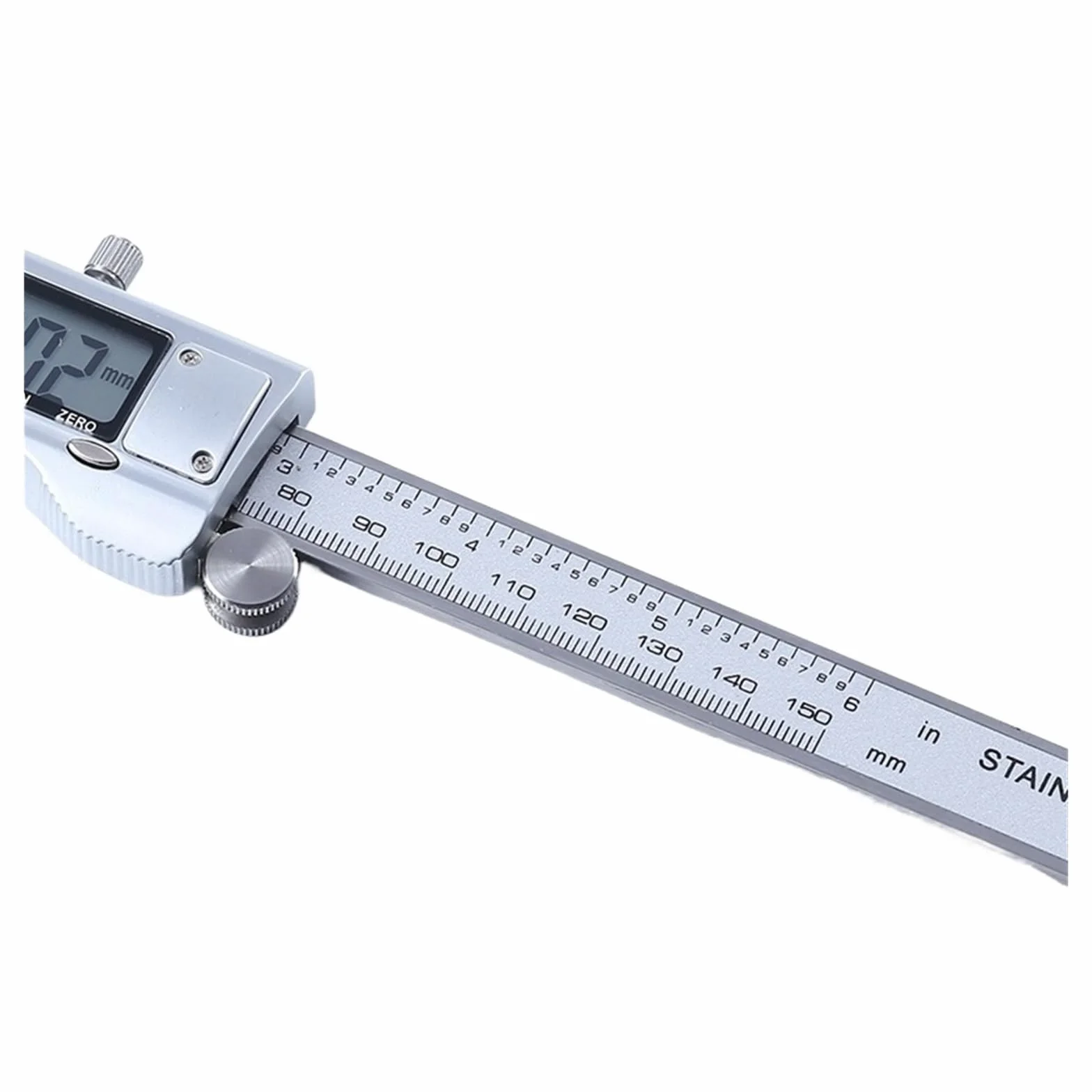 Calibro A Corsoio in Metallo Digitale LCD da 12 Pollici Righello in Acciaio Inossidabile 0,01 Mm Strumento Micrometro Interno Elettronico di Precisione