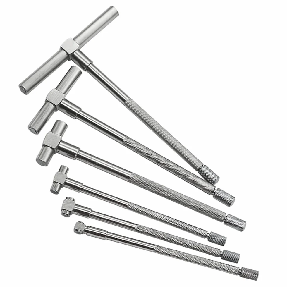 Set di Calibri Telescopici da 8-150 Mm (5/16 Pollici-6 Pollici) 6 Pezzi Calibri Interni per Fori per Misurazioni All'Interno Dei Fori