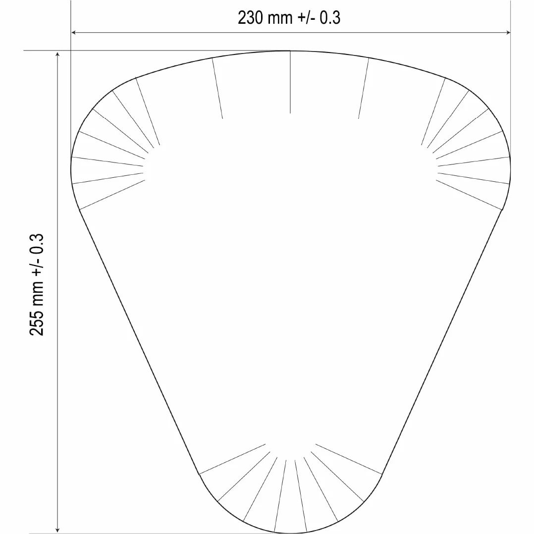 MAQA 100 pz Piatti pizza triangolari 25.5x23 cm Piatto trancio di pizza in cartoncino bianco Vassoio in carta per alimenti asporto 1/6 pizza
