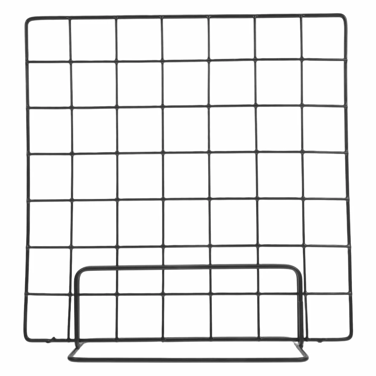Amosfun Pannello a griglia da parete con base, 35 x 35 cm, espositore da tavolo per foto, espositore artigianale per casa, ufficio, bancarella