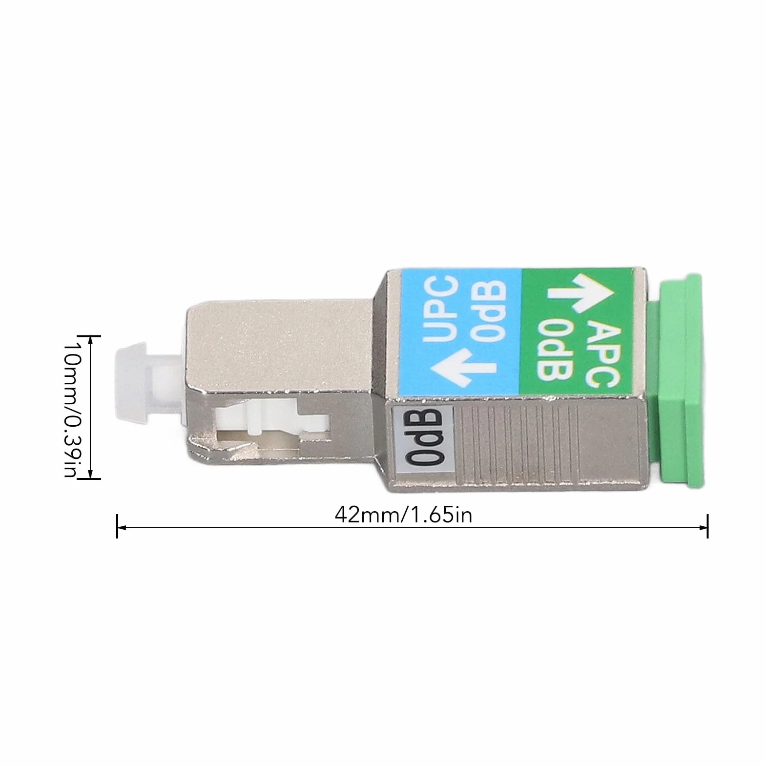 Adattatore per Fibra Ottica, Attenuatore per SC, Adattatore SC-UPC Maschio a Femmina da 1200 Nm a 1600 Nm, Connettore per Fibra Ottica Ibrida per