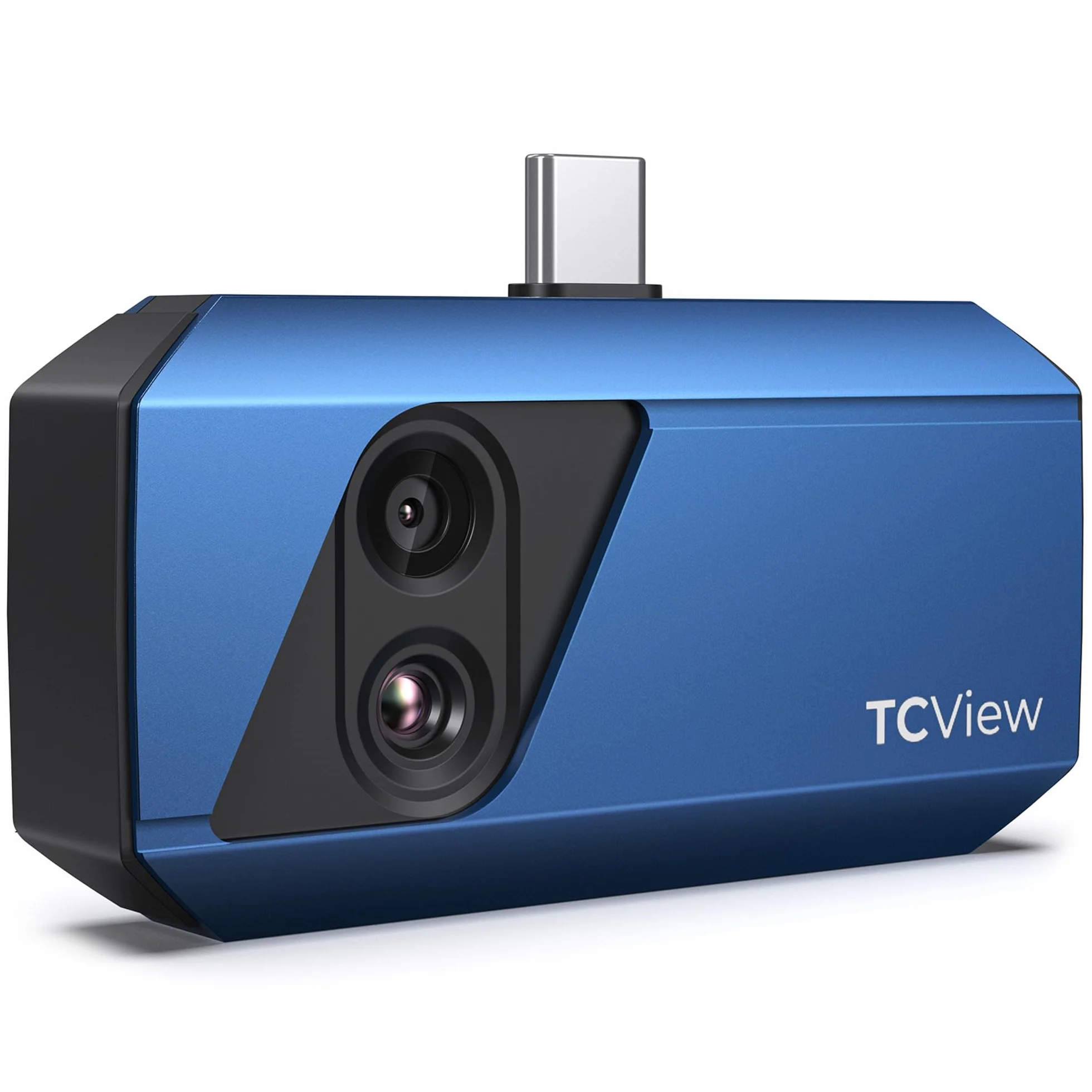TOPDON TC001 Plus Termocamera Professionale per Android, 512x384 TISR Risoluzione con Cámara Visual, Telecamera Termica de Doble Lente, -20℃ a 550℃, Precisione 0.1℃, Frequenza di Aggiornamento 25Hz