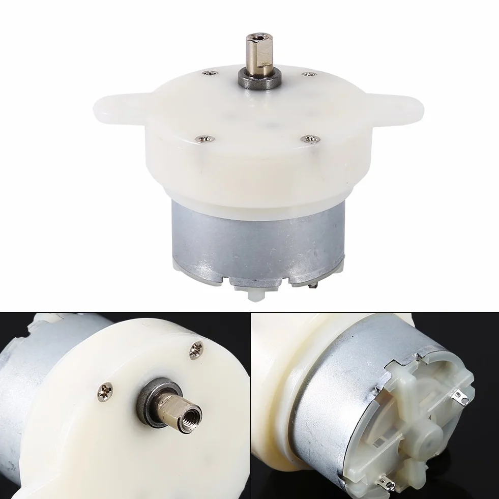 Motoriduttore DC 12 V Coppia Elevata 3 Giri/min 4 mm Diametro Albero