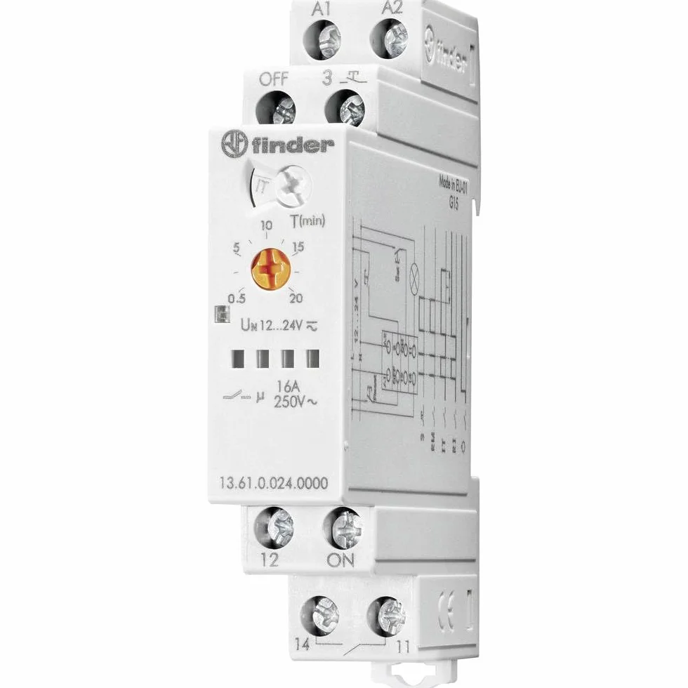 Relè ad impulsi elettronico multifunzione monostabile Tipo 136100240000 - Serie 13 Finder