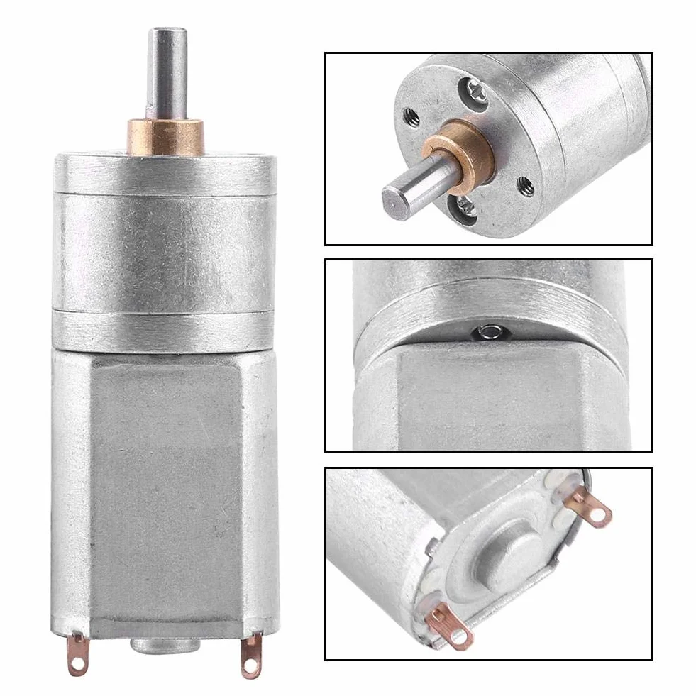 Motoriduttore DC 12V 15~200 RPM 20mm 100RPM Akozon