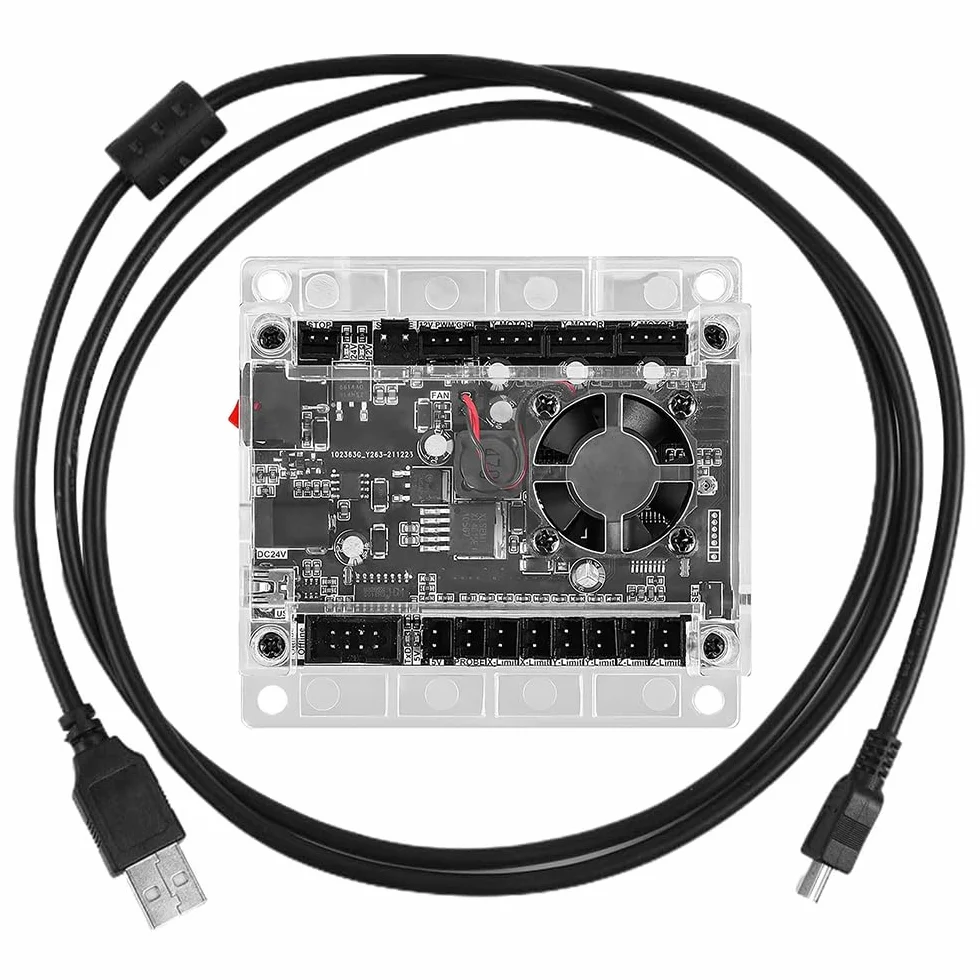 Scheda di Controllo CNC GRBL con Ventola con Ventola di Raffreddamento per Macchina per Incisione e fresatura CNC a 3 Assi 1610 PRO / 3018/3018 PRO