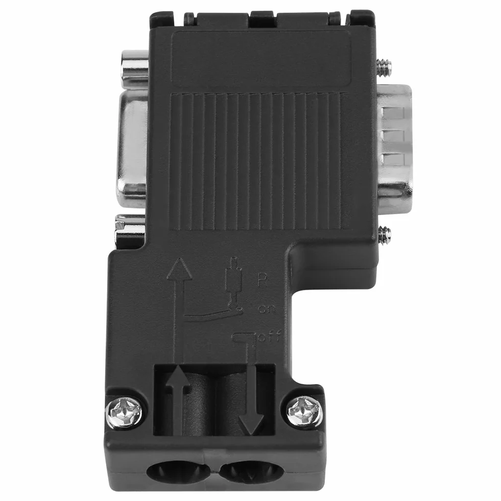90 ° Interfaccia Cavo di Programmazione Profibus Connettore Compatibile PLC 6ES7 972-0BB12-0XA0 con Interfaccia Cavo DP
