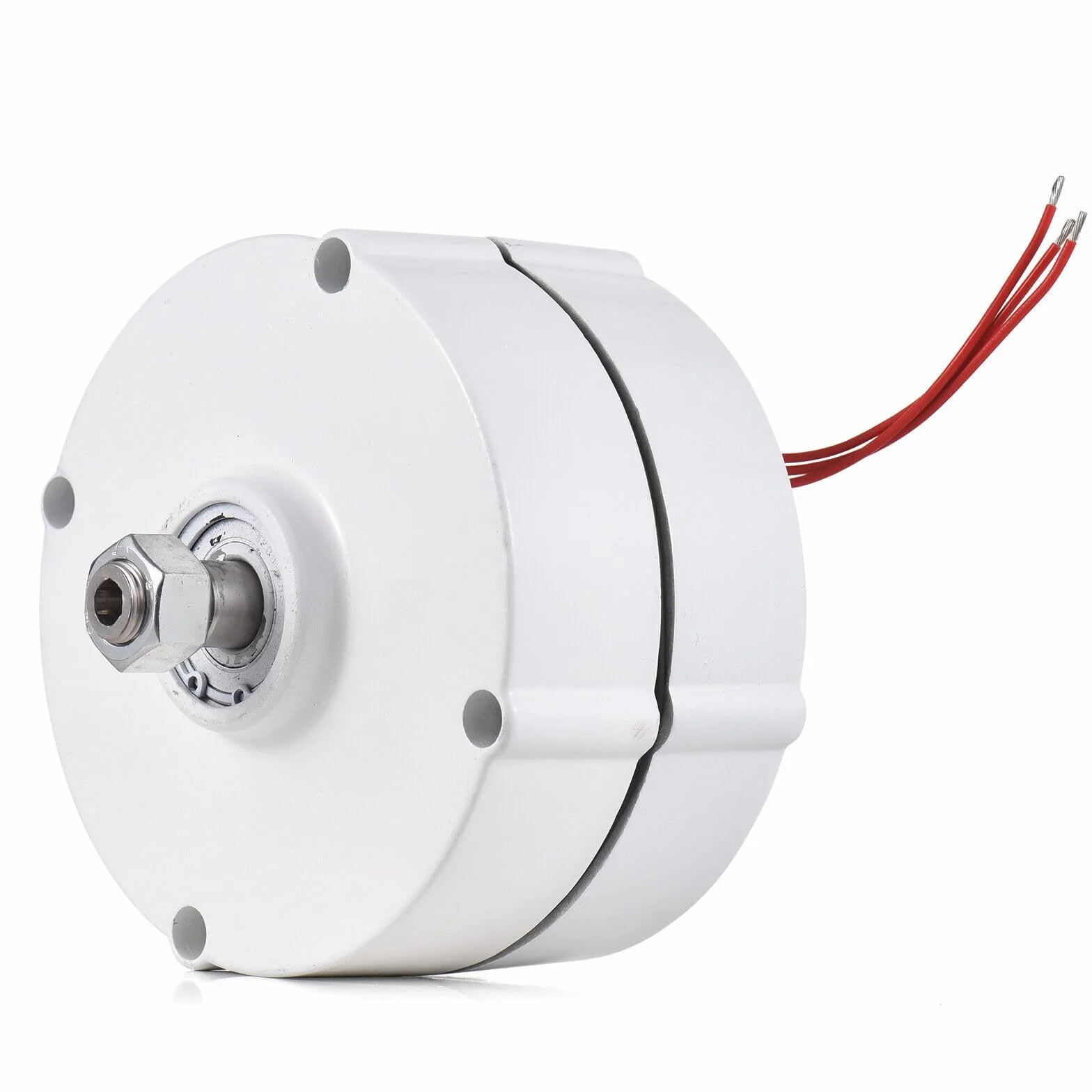 Motore sincrono senza ingranaggi a magneti permanenti in terre rare NdFeB, 12V 24V 48V, 600W, 750 giri/min, generatore a magneti permanenti trifase per turbina eolica orizzontale Generatore