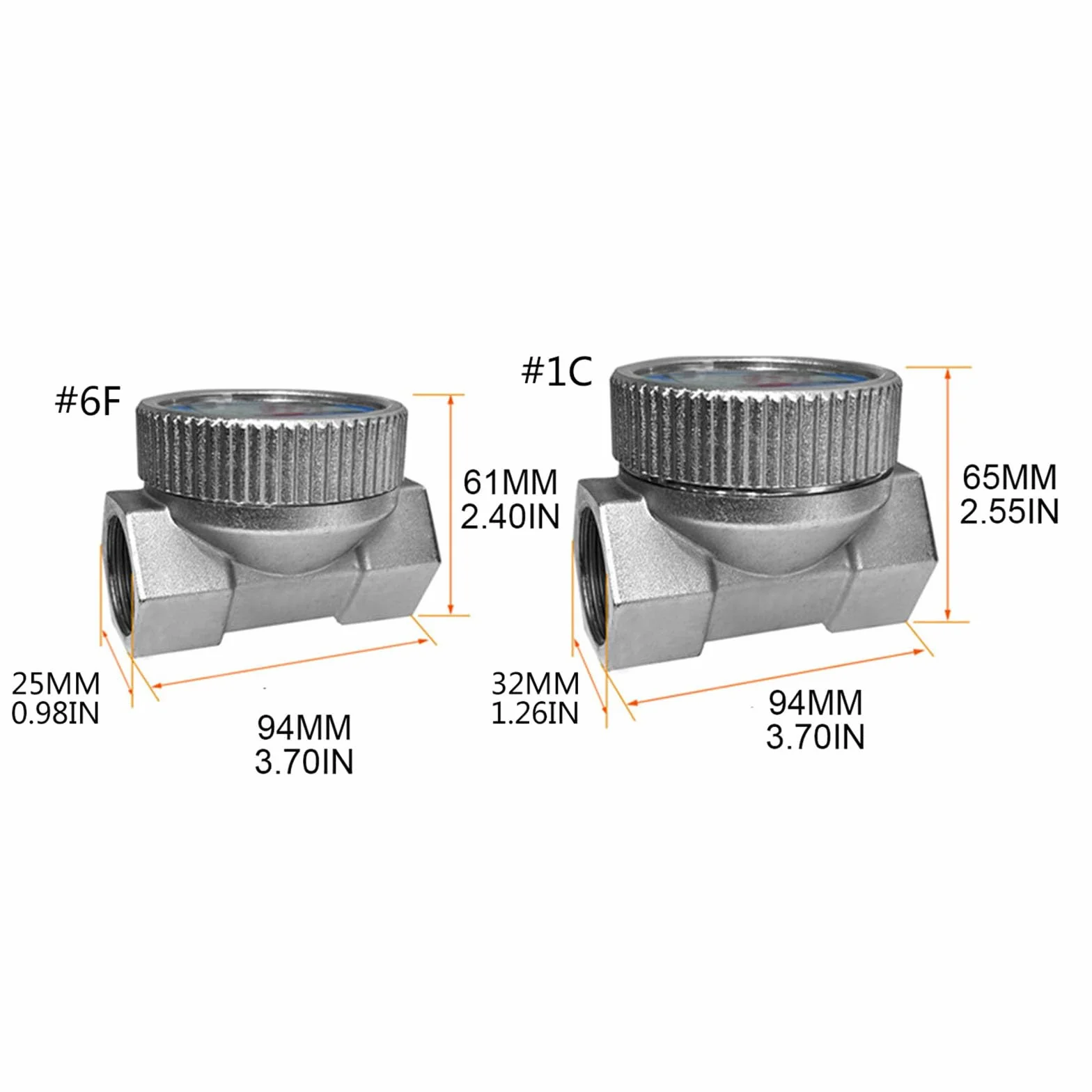 Flussometro digitale DN20/DN25 per acqua olio flussi in acciaio inossidabile misuratore di controllo QTS PTS L GAL Flussometro in acciaio inossidabile