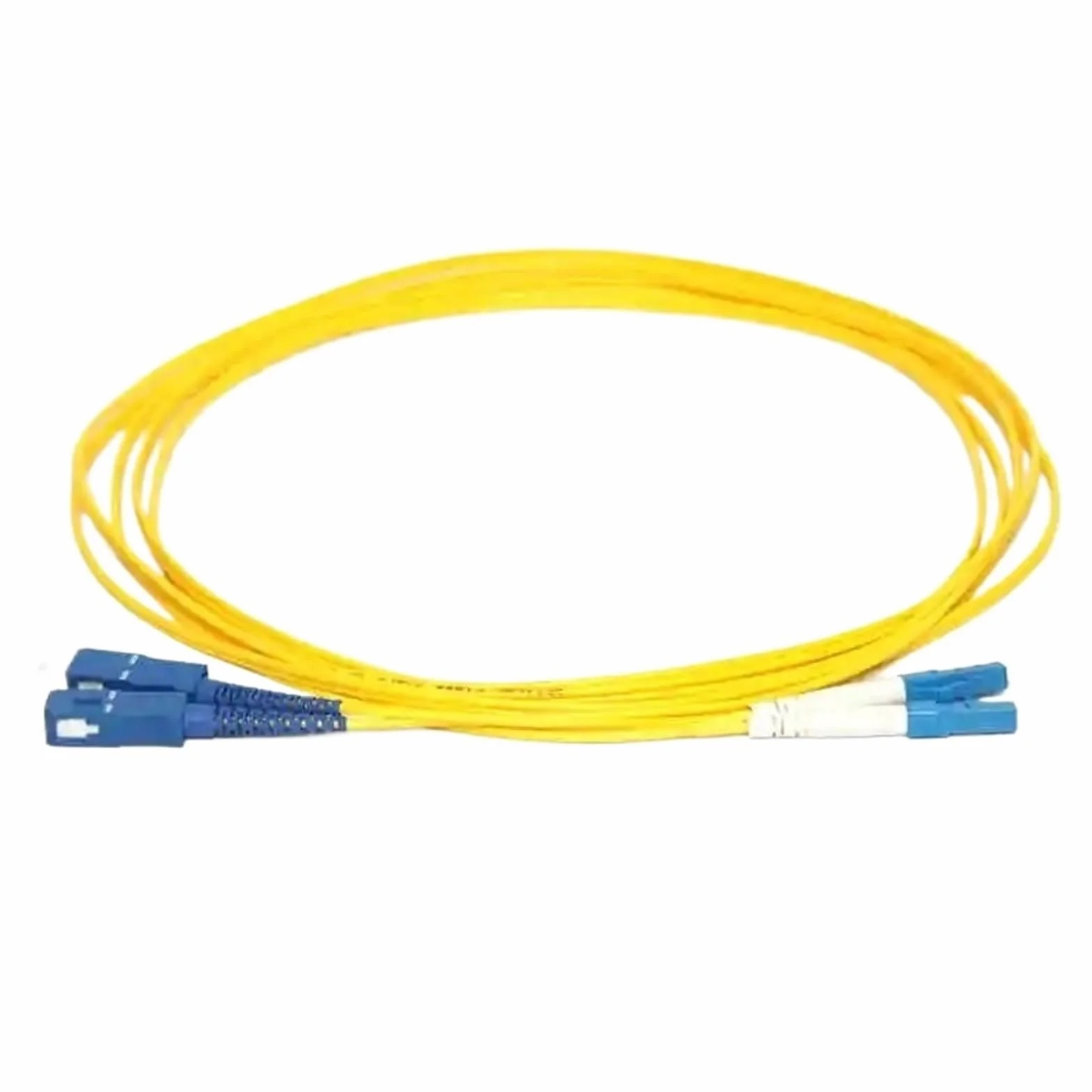 2 pezzi/coppia LC SC ST FC Cavo Jumper in Fibra Ottica Monomodale Monomodale Pigtail Lunghezza 3 metri(LC-FC)