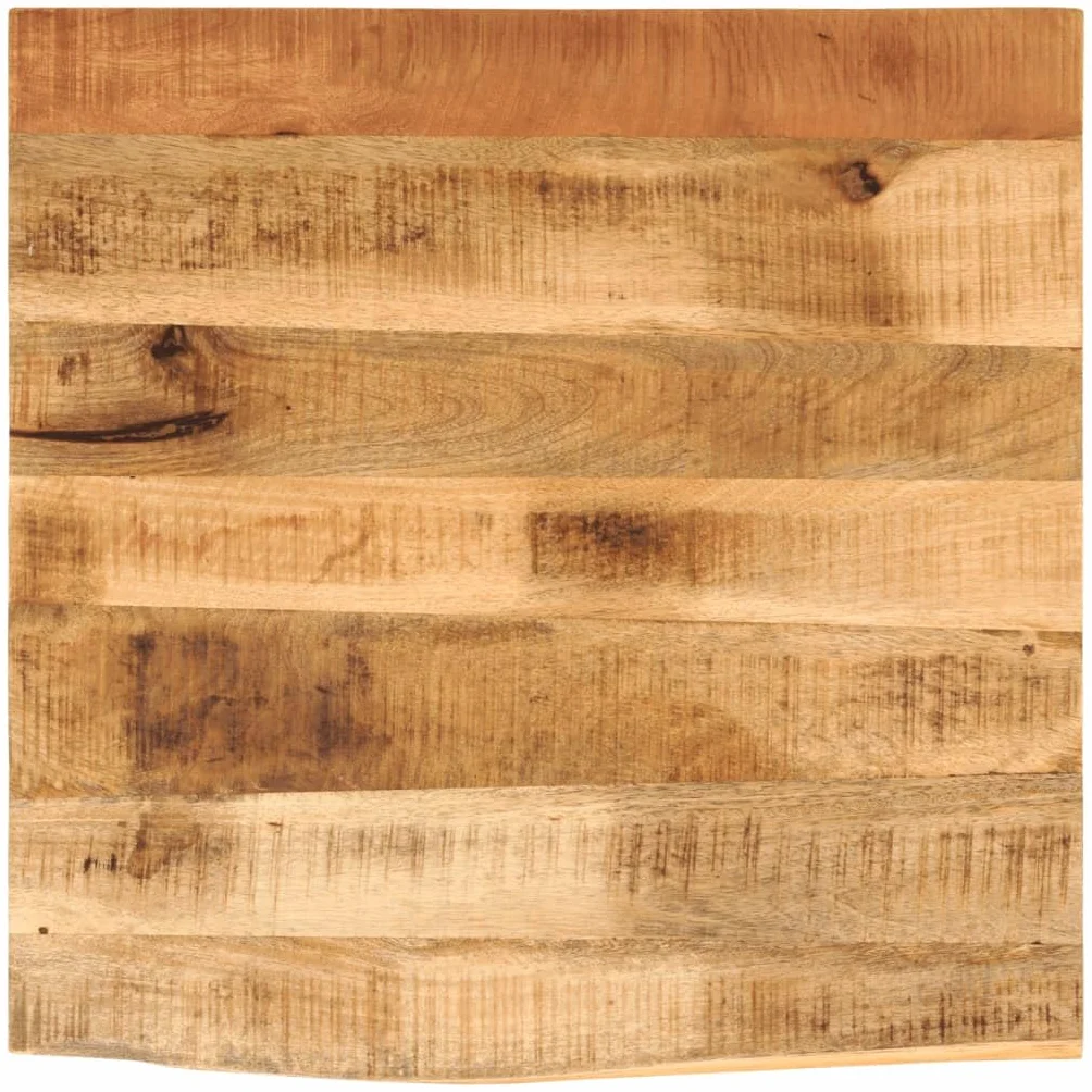 vidaXL Piano Tavolo 80x80x2,5 cm Legno di Mango Grezzo, Sostituzione Tavolo da Pranzo