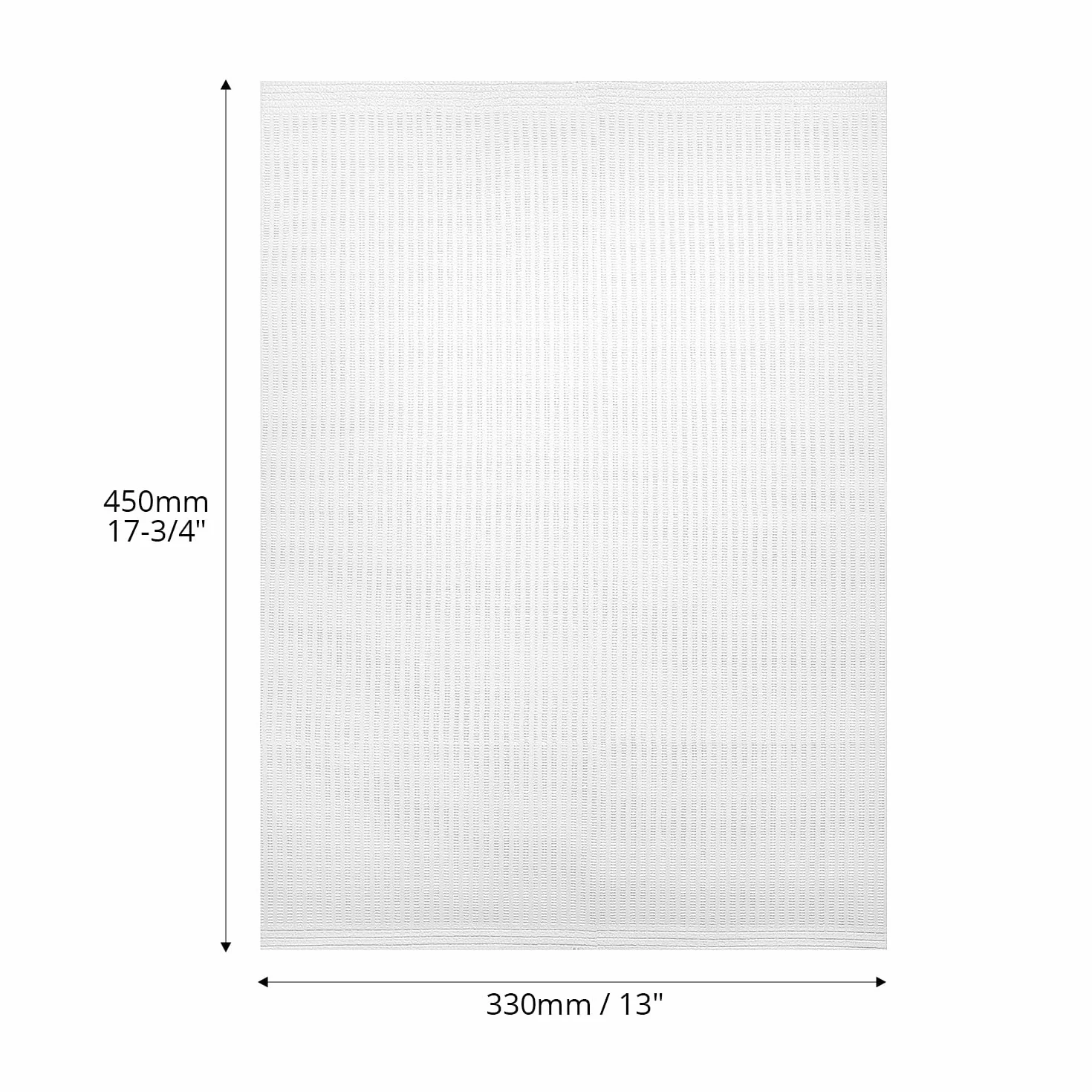 QWORK® fogli per bavaglini dentistici 125 pezzi 33x45 cm bianco