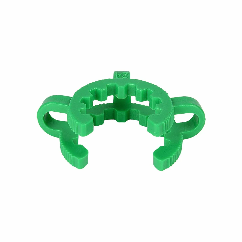 Labasics Clip per Giunti in Plastica, 10 Pezzi 24 mm Morsetto Laboratorio #24 Plastic Joint Clips per Giunto in 24/40, Clip in Interfaccia Conica Standard per Giunti in Vetro Accessorio da Laboratorio