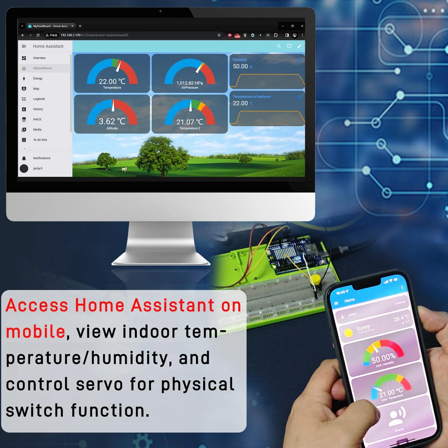 GeeekPi UNO R4 WiFi Ultimate Starter Kit, with Original UNO R4 WiFi, Smart IoT & Basic Sensor Projects with Tutorials, Compatible with Arduino IDE, Includes Various Sensors and Accessories