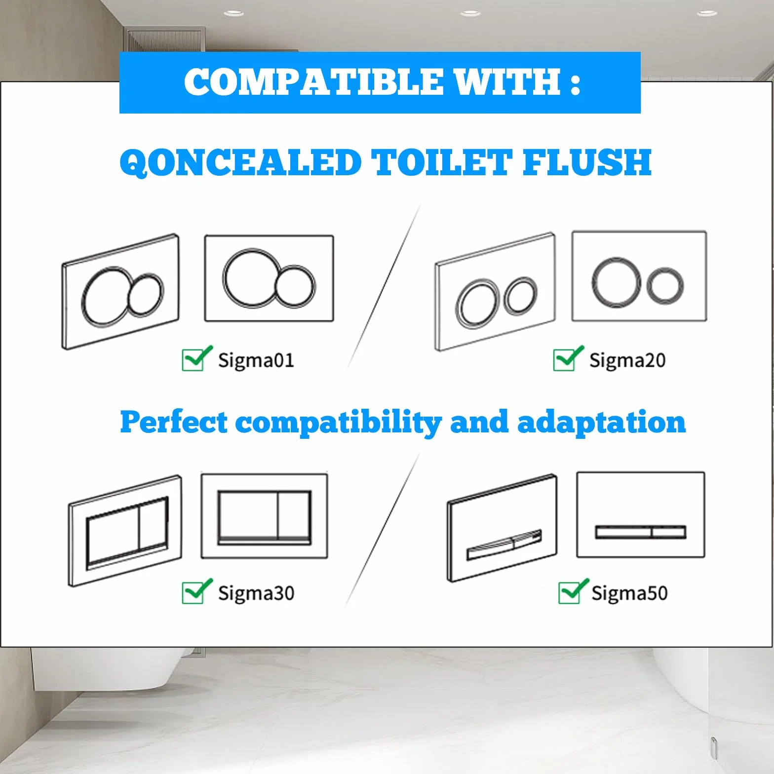 Geberit Sigma Placca Di Comando WC Doppio Scarico Bianco Compatibile Con 01 20 30 50 UP320 300