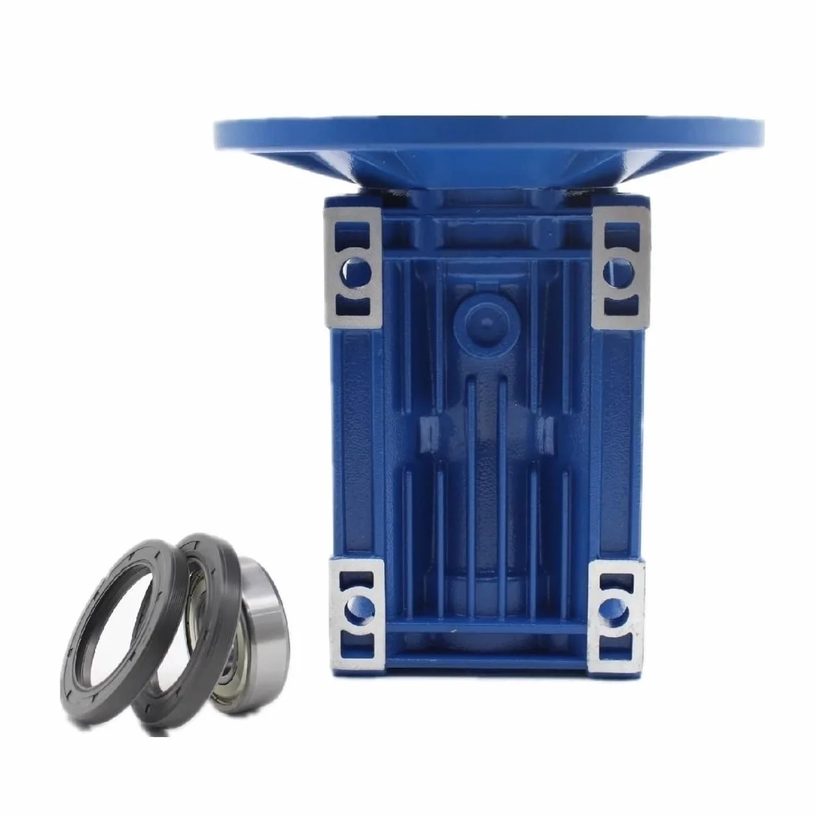 Riduttore Motore Flangia rotonda NMRV090 Riduttore a vite senza fine Flangia di ingresso Diametro esterno 200 mm 7,87" Rabbetto 130 mm 5,12" Foro di ingresso 90B5 24 mm 0,94" Macchina di Riduzione(Rat