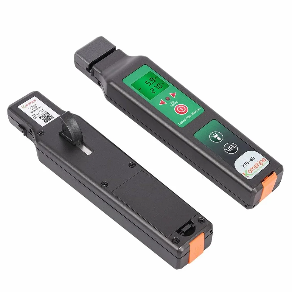 Identificatore fibra ottica Komshine KFI-40 con funzione VFL da 10 mW, display LED