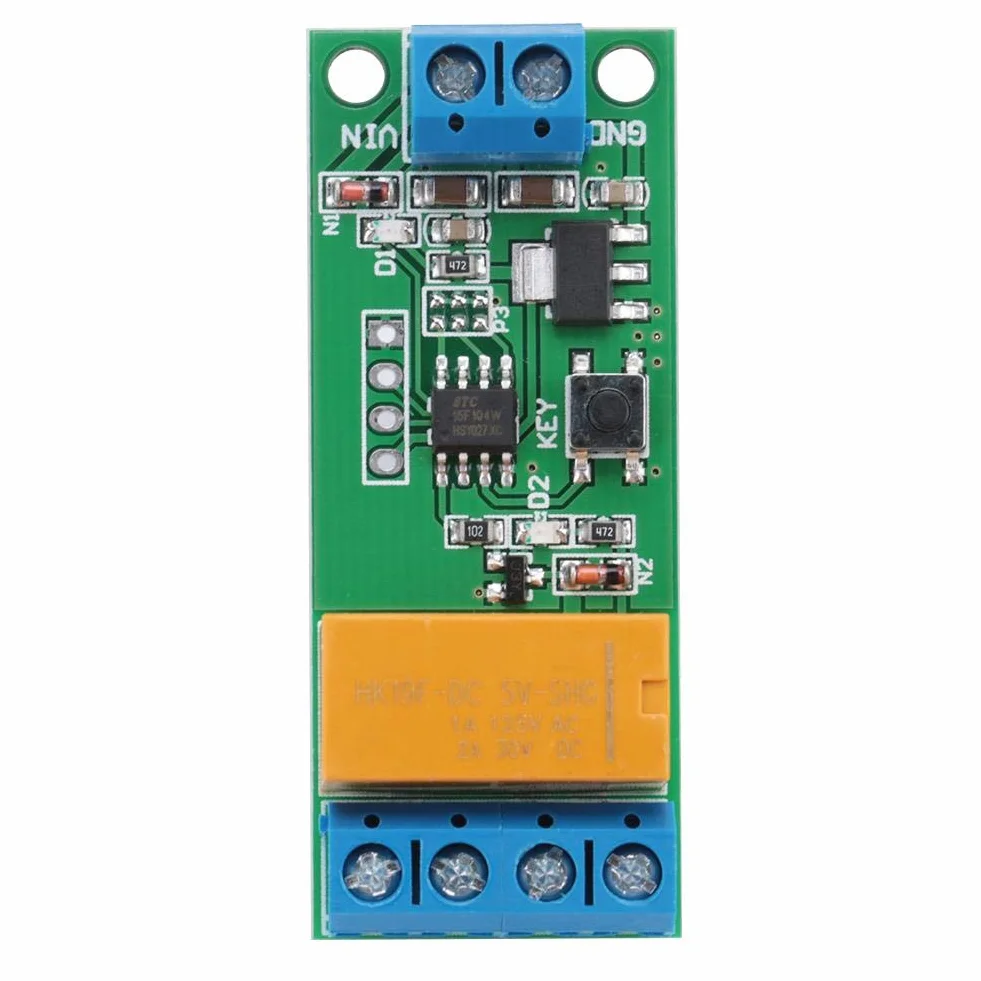 Modulo relè CC 5/6/9/12 V, interruttore inverter motore Interruttore relè remoto Adattatore di polarità inversa Tempo di commutazione regolabile Modulo relè inverter
