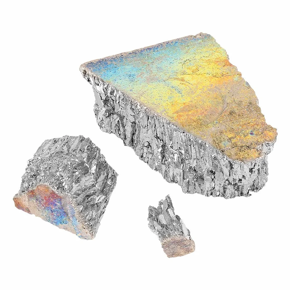 Bismuto Ingot- metallo Lingotto Chunk 99,99% Geodes puro cristallo for la fabbricazione Cristalli, esche da pesca e Arte (1000g)