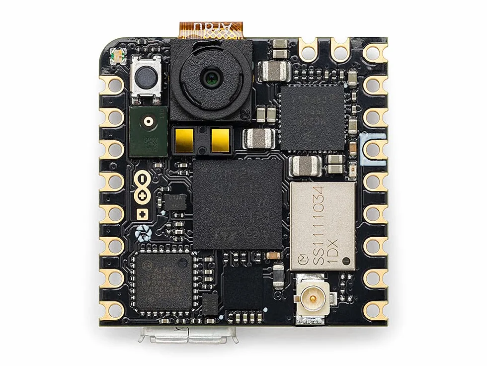 Arduino Nicla Vision [ABX00051] - Scheda AI Vision compatta con fotocamera da 5 MP, elaborazione Edge AI e connettività integrata per applicazioni IoT e Machine Learning