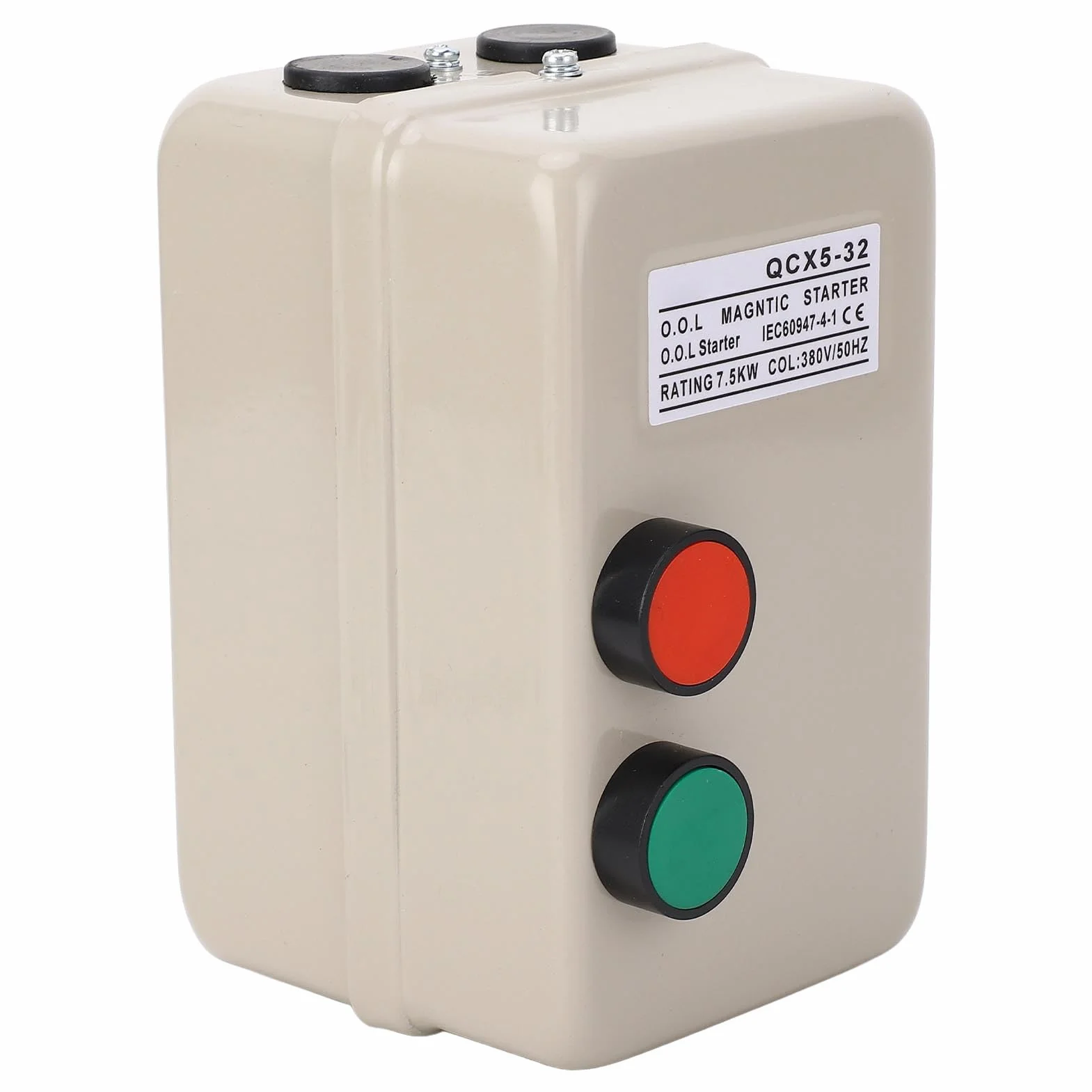 Interruttore Magnetico per Avviamento Motore Elettrico Monofase e Trifase 220V 240V 380V 20A 32A 7.5KW Protezione Sovraccarico Globale Applicazione Industriale