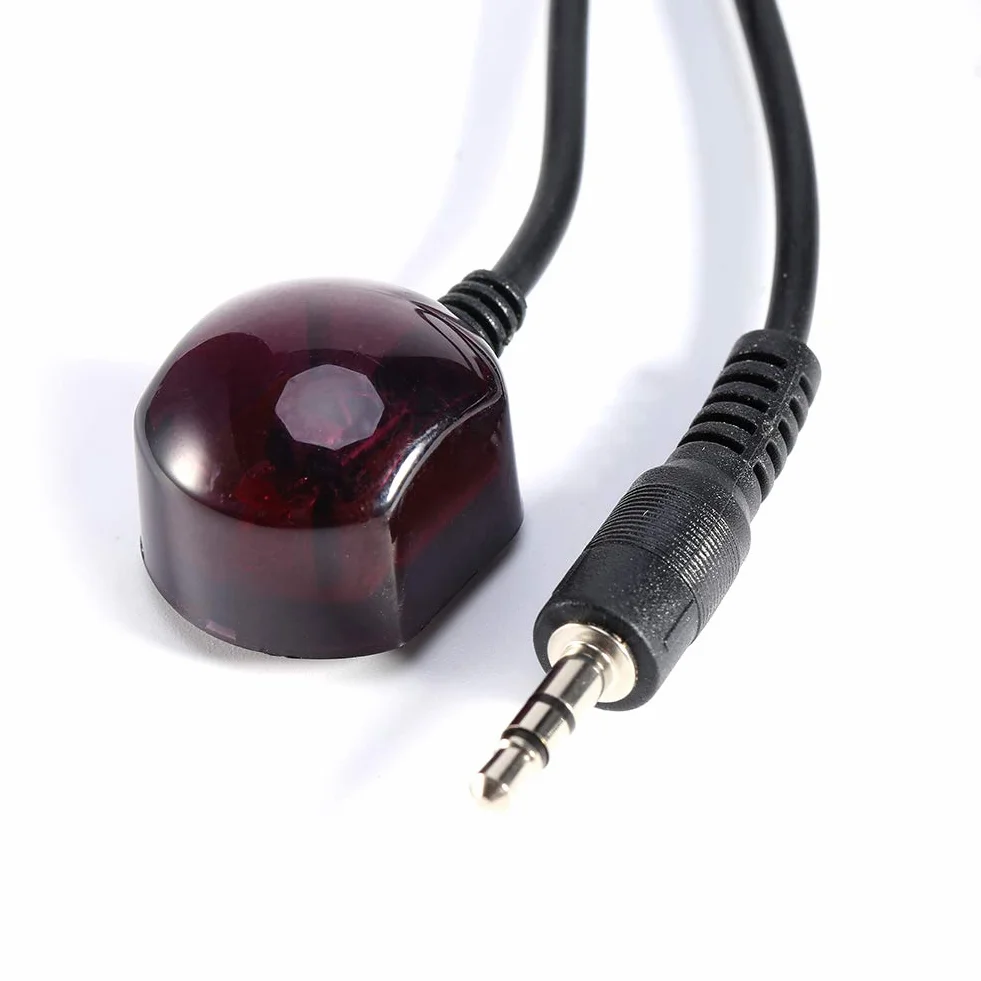 Estensore Ricevitore IR, Ripetitore IR Universale con Spina da 3,5 Mm, Emettitore Blaster Remoto a Infrarossi per Apparecchiature AV da 38 a 56 KHz, Scatole STB