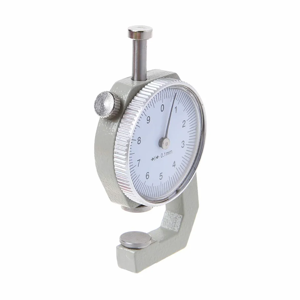 Dial Thickness Gauge 10 20 mm Pelle spessore carta metro tester precisione 0,1 mm