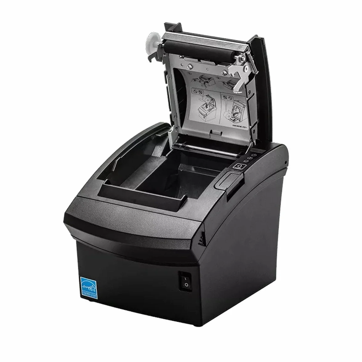 Bixolon SRP-350plusV 180 x 180 DPI Cablato Termica diretta Stampante POS (TT 180 DPI AUTO CUTTER 400MM/S - 80/58MM VI USB+ETHERNET BLACK)