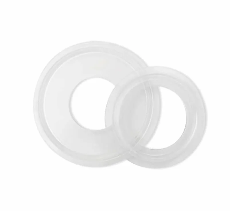 Set di anelli di tenuta for guarnizioni Tri-Clamp in silicone da 3 pezzi - Guarnizione sanitaria morbida e flessibile - Dimensioni da 1,5" a 4"(204mmx217mm)