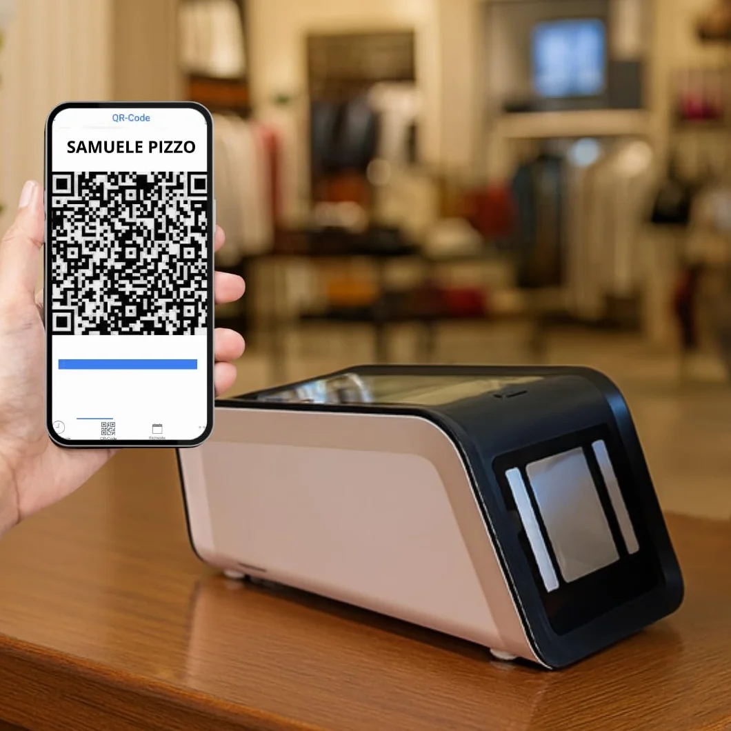 eClock Rilevatore Presenze con QR Code Dinamico, App e Cloud – Timbracartellini Wi-Fi e 4G LTE, Controllo Accessi per Uffici, Negozi e Cantieri.