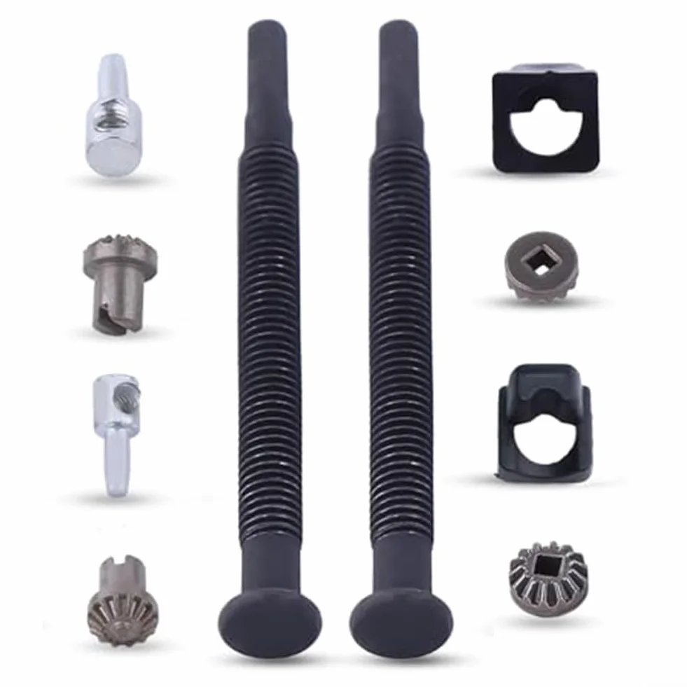 Kit tendicatena per motosega Echo, confezione da 2 pezzi, per modelli CS370, CS400, CS450, V651000001, montaggio di tensionamento della barra della catena, ricambio