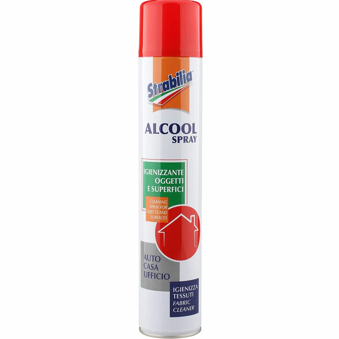 Milmil Strabilia Alcool Spray Igienizzante Oggetti e Superfici, Spray Disinfettante Ambienti Senza Risciacquo, Sanificatore Ambienti - 6 x 500 ML