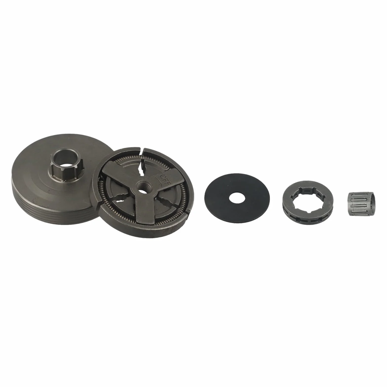 Kit di montaggio frizione compatibile con motoseghe cinesi 4500 5200 5800 e motori da 45 cc, 52 cc, 58 cc