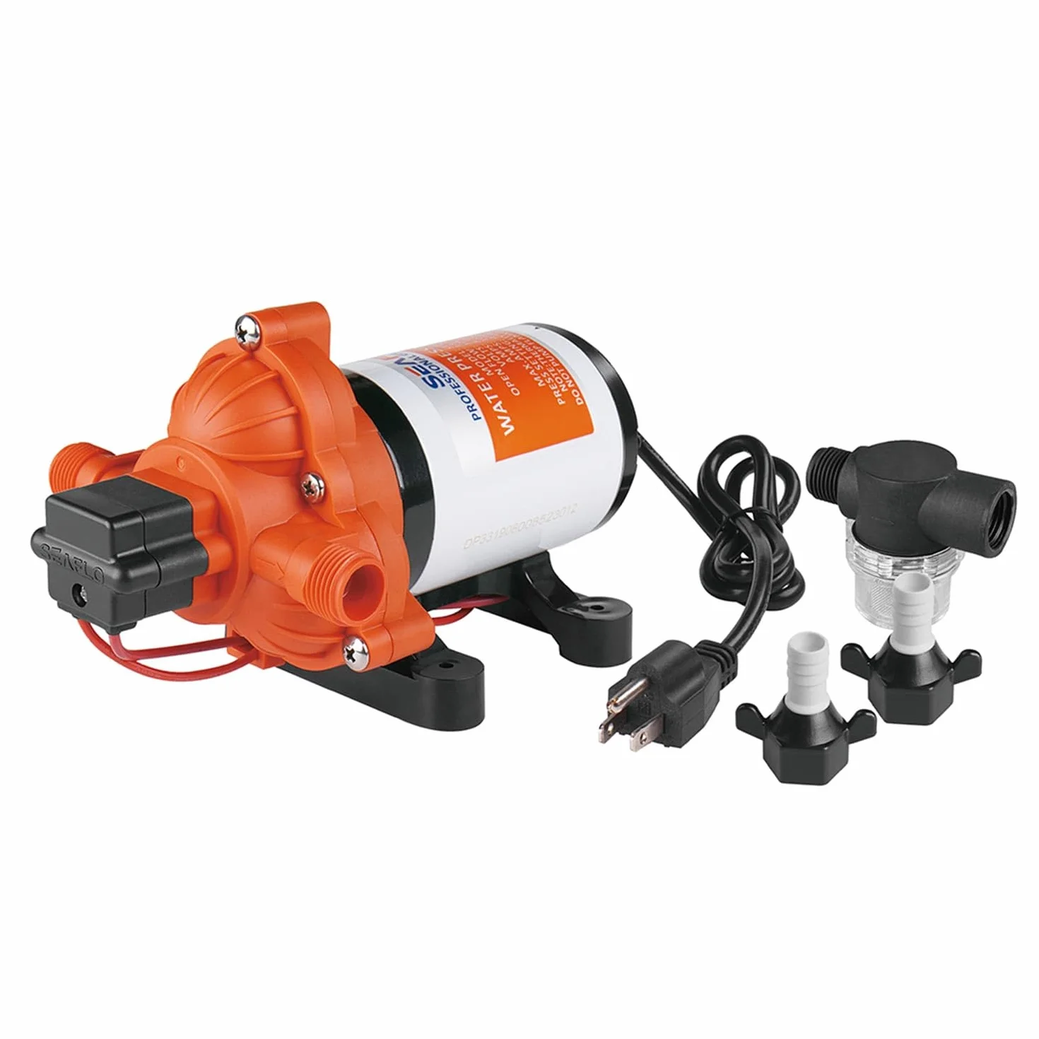LIGHTEU, Seaflo SFDPA2-030-045-33 - Pompa a membrana autoadescante, 220 V, 11,3 LPM, 3,1 bar, 33S