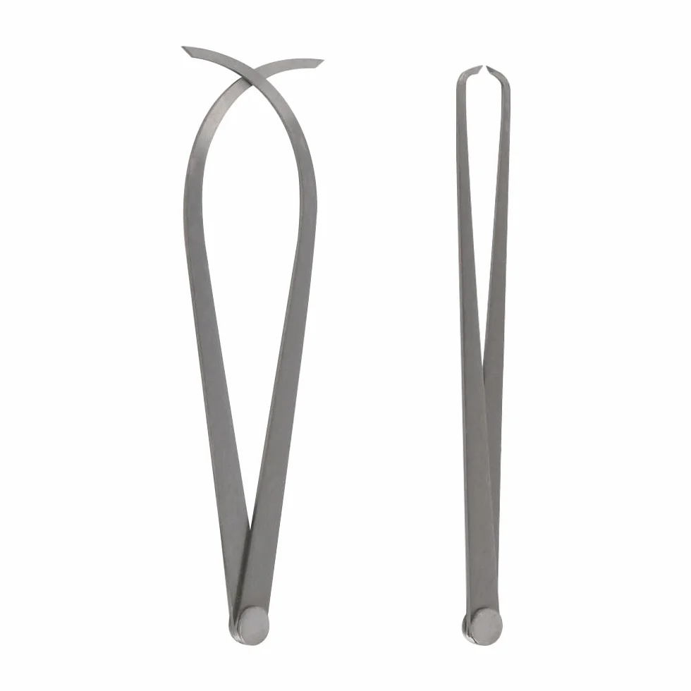 Sarini Calibro a corsoio in Argento Calibro Interno ed Esterno Calibro a Giunto Solido Strumento di misurazione in Metallo Calibro Interno ed Esterno 1 Paio