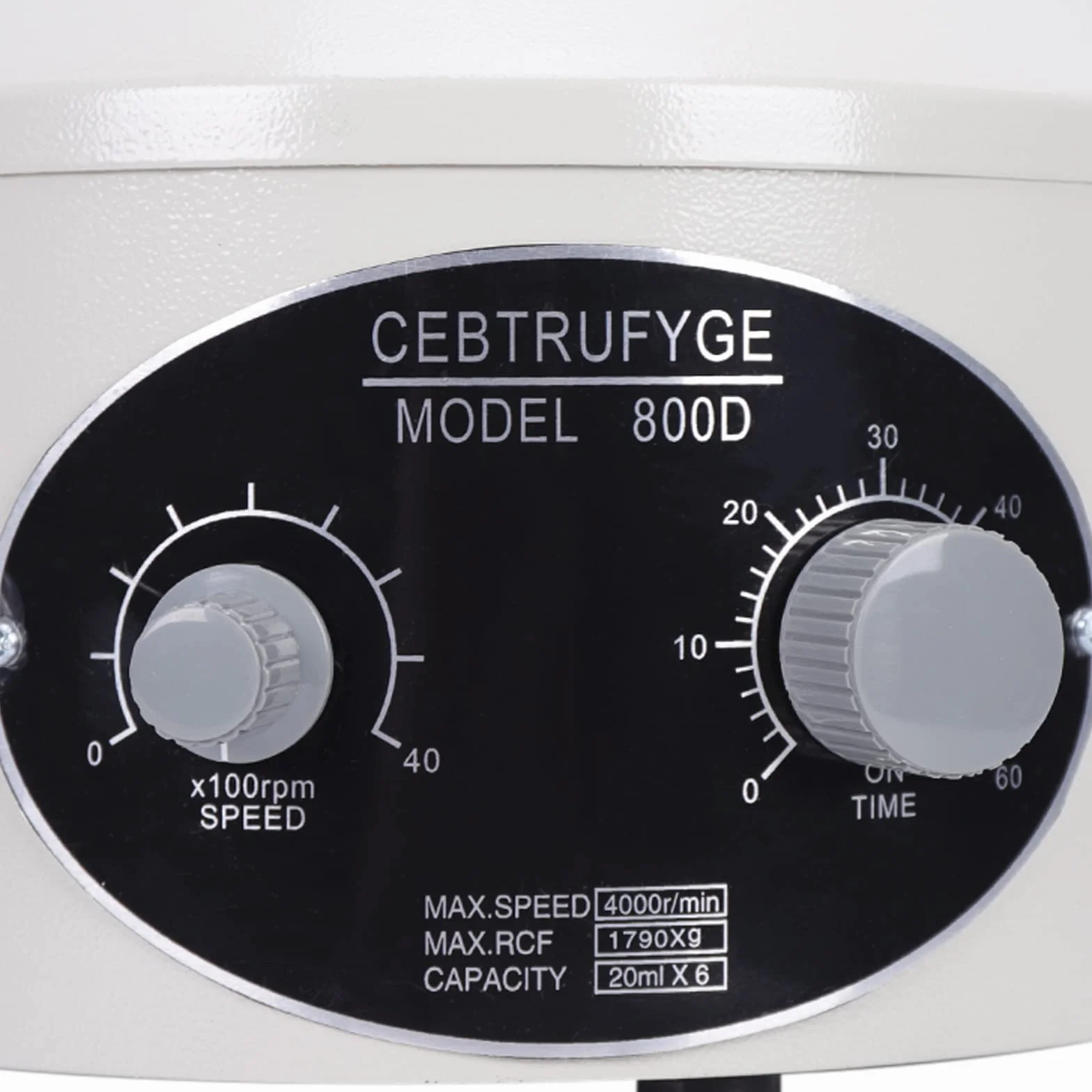 centrifuga da laboratorio, centrifuga elettrica da tavolo, 4000 giri/min, piccola centrifuga da 20 ml x 6 provette con velocità e timer regolabili