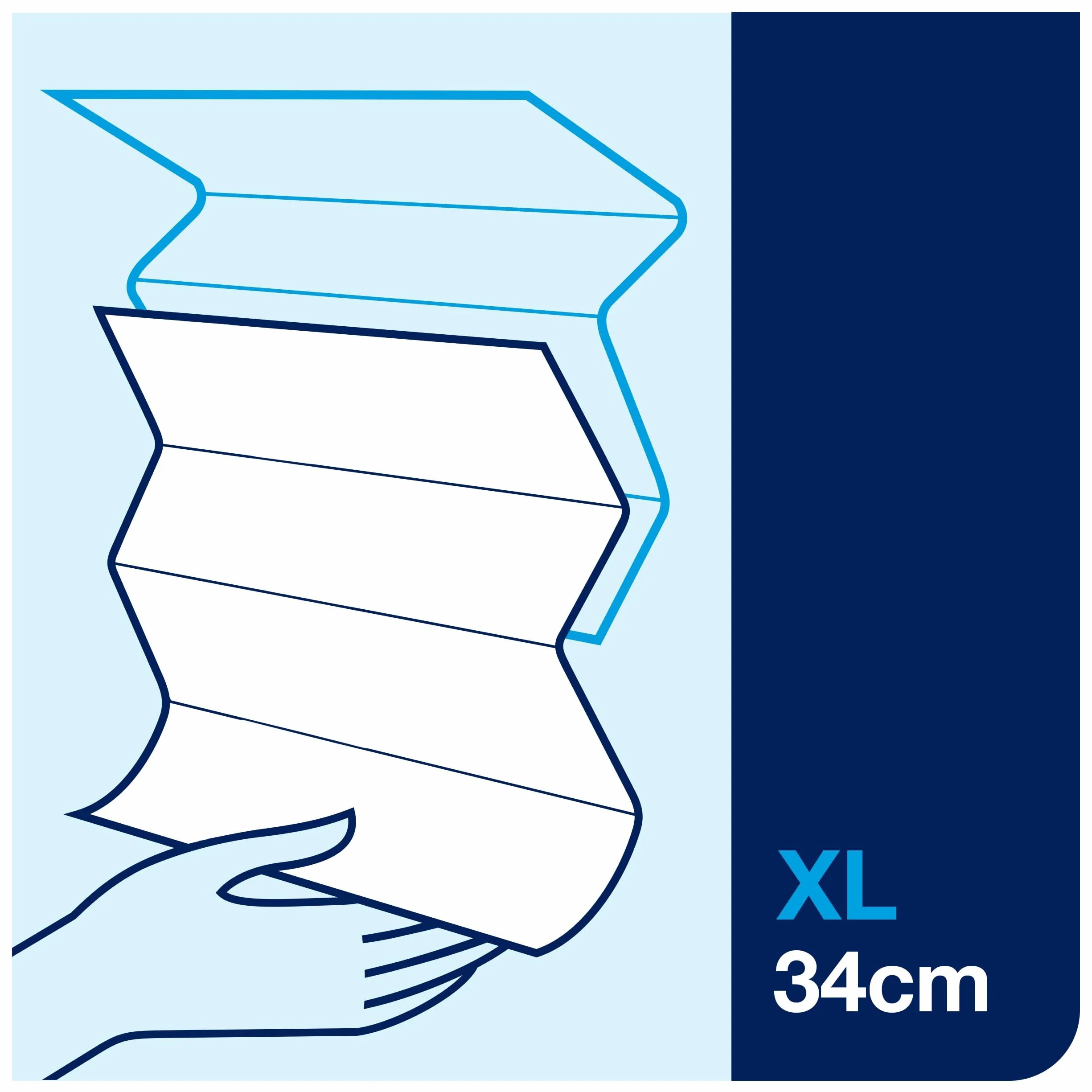 Tork Xpress Extra Soft Multifold Hand Towels 600297 - Asciugamani di carta H2 Premium con alta assorbenza - Grande, 2 strati, bianco - 21 x 100 fogli