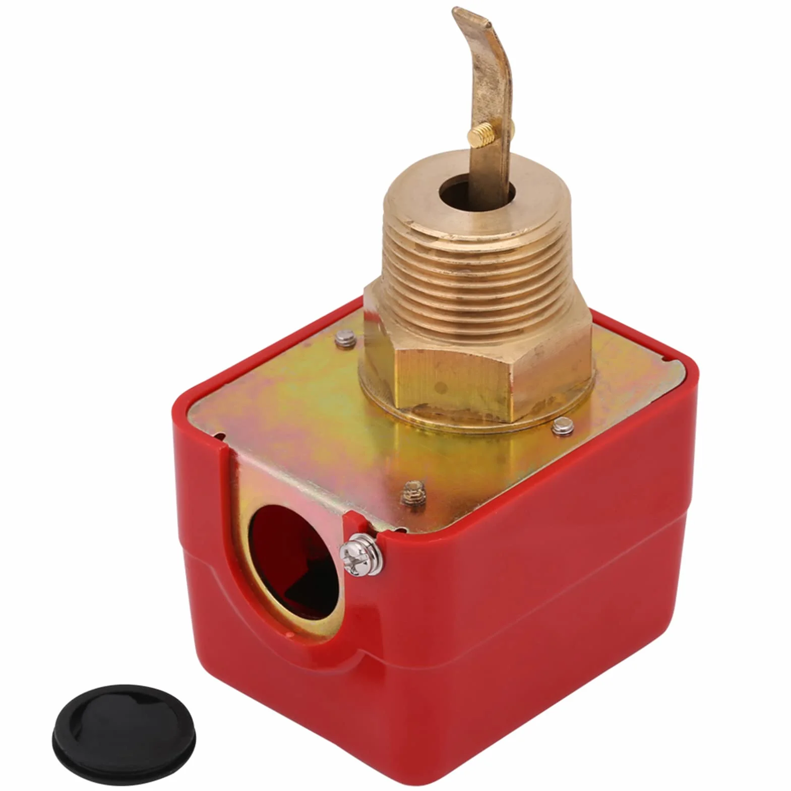 Flussostato Acqua in Ottone, Comando a Paletta Collegamento Filettato NPT, 1pc AC250V 10Bar